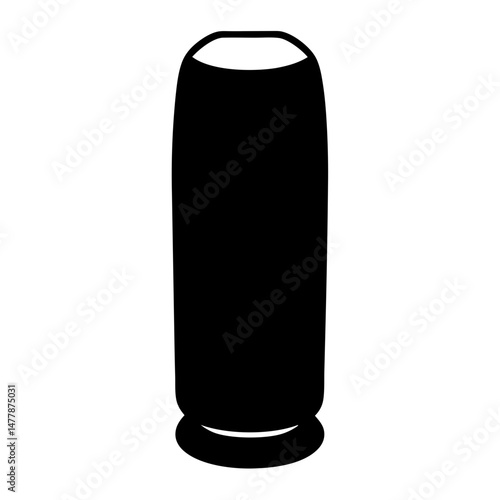 air purifiervector silhouette icon - perfect for electronics-themed crafts, decals, or SVG projects.