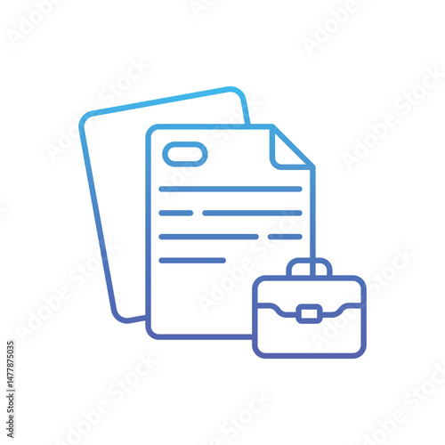 Job Portfolio Vector icon