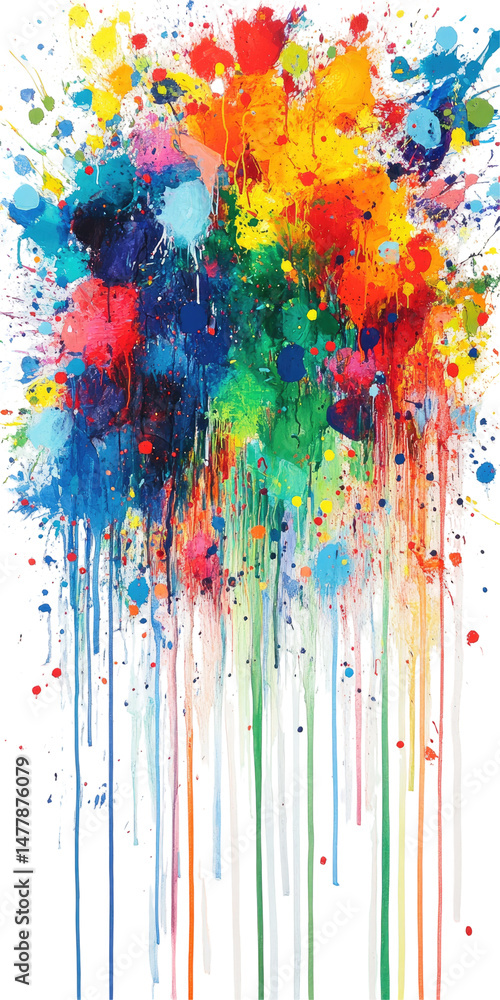 Fototapeta premium Abstract Colorful Splashes