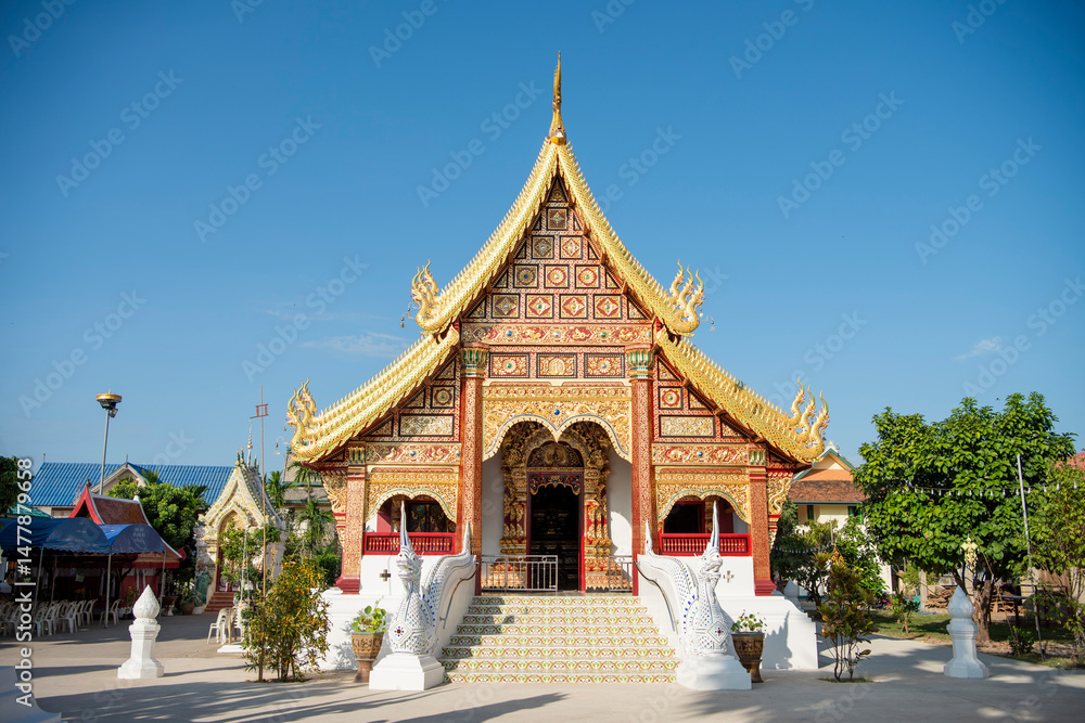 Naklejka premium THAILAND NAN WAT SUAN HOM