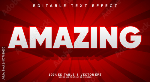  amazing vector text effect with modern style design