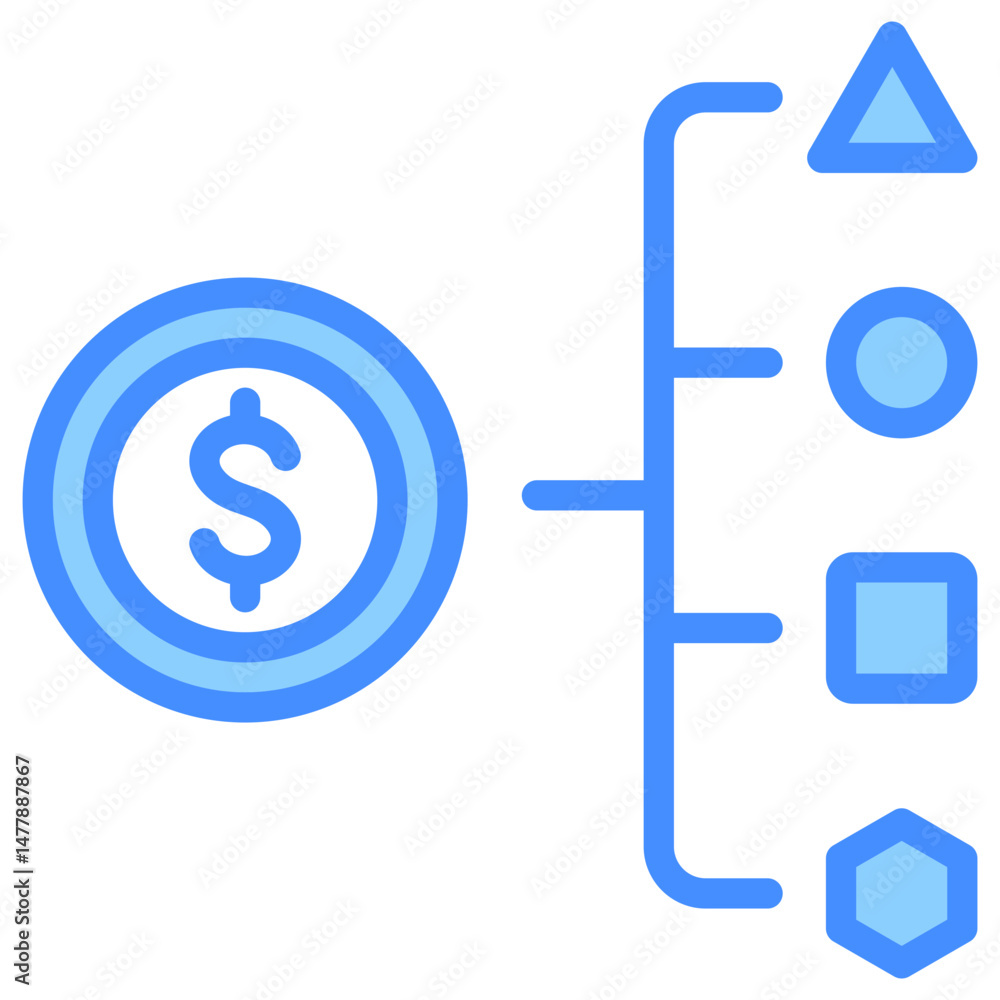 Cost Allocation Icon Cost Allocation Icon