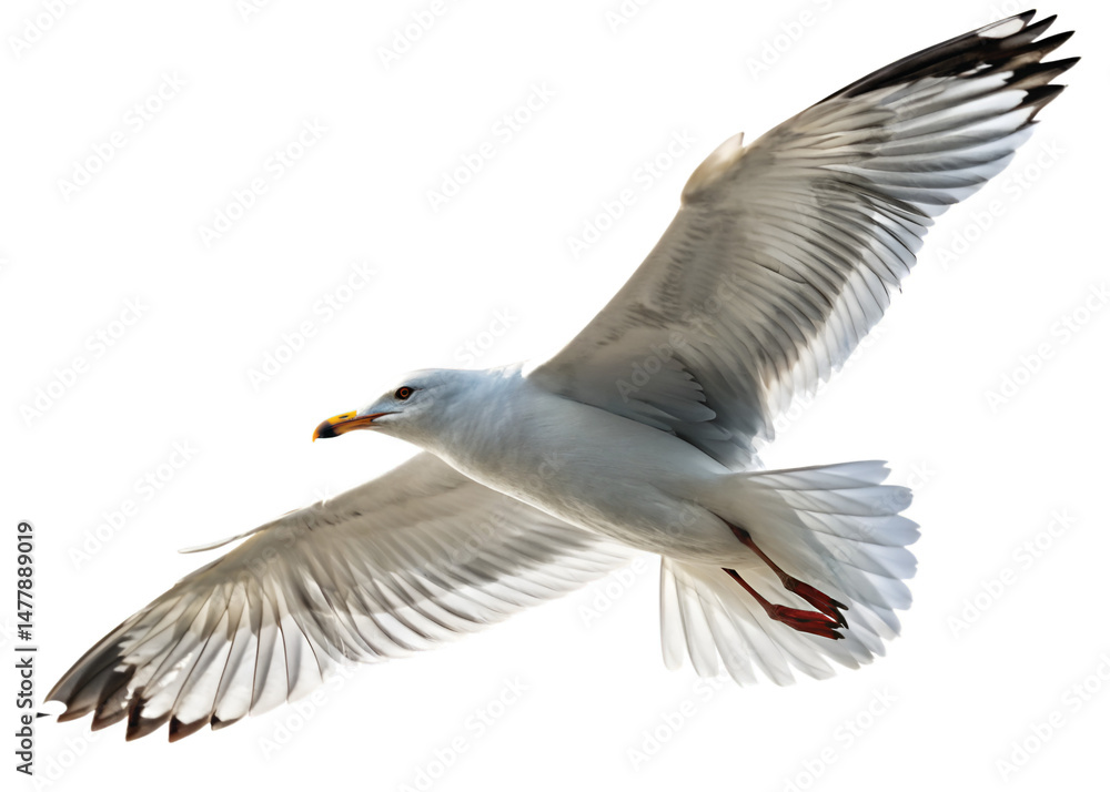 Fototapeta premium seagull isolated on white