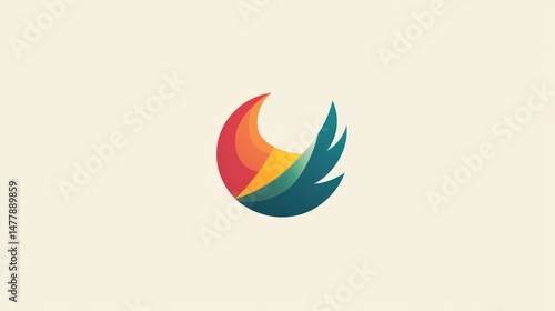 Colorful abstract logo design