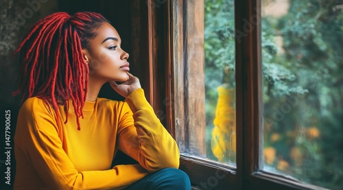 Smiling young woman with red dreadlocks in yellow sweater sitting by the window
Free Download Smiling young woman with red dreadlocks in yellow sweater sitting by the window
- GFXLoad