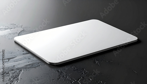 Blank Mousepad Mockup Photorealistic Studio Product Presentation