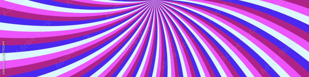 Obraz premium Psychedelic abstract colorful spiral ray burst background