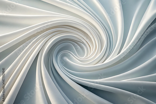 Elegant Abstract Swirling Fabric Design