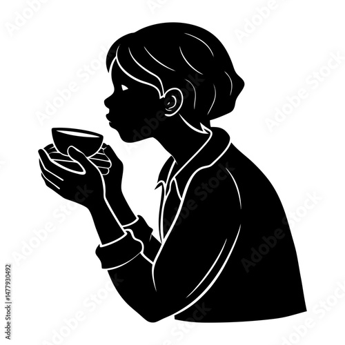 Manger Silhouette vector