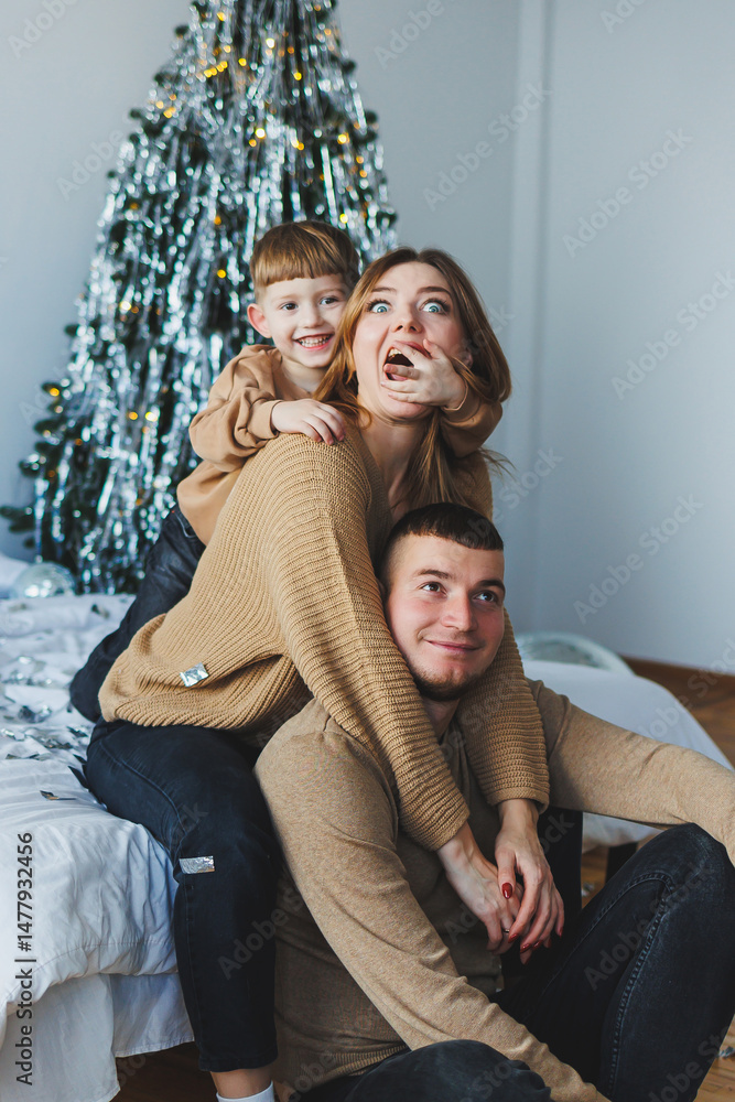 An Exuberant Family Celebration Capturing the True Spirit of Togetherness and Love During the Beautiful Holiday Season, Which is Filled with Laughter, Joy, and Cherished Memories Shared Together