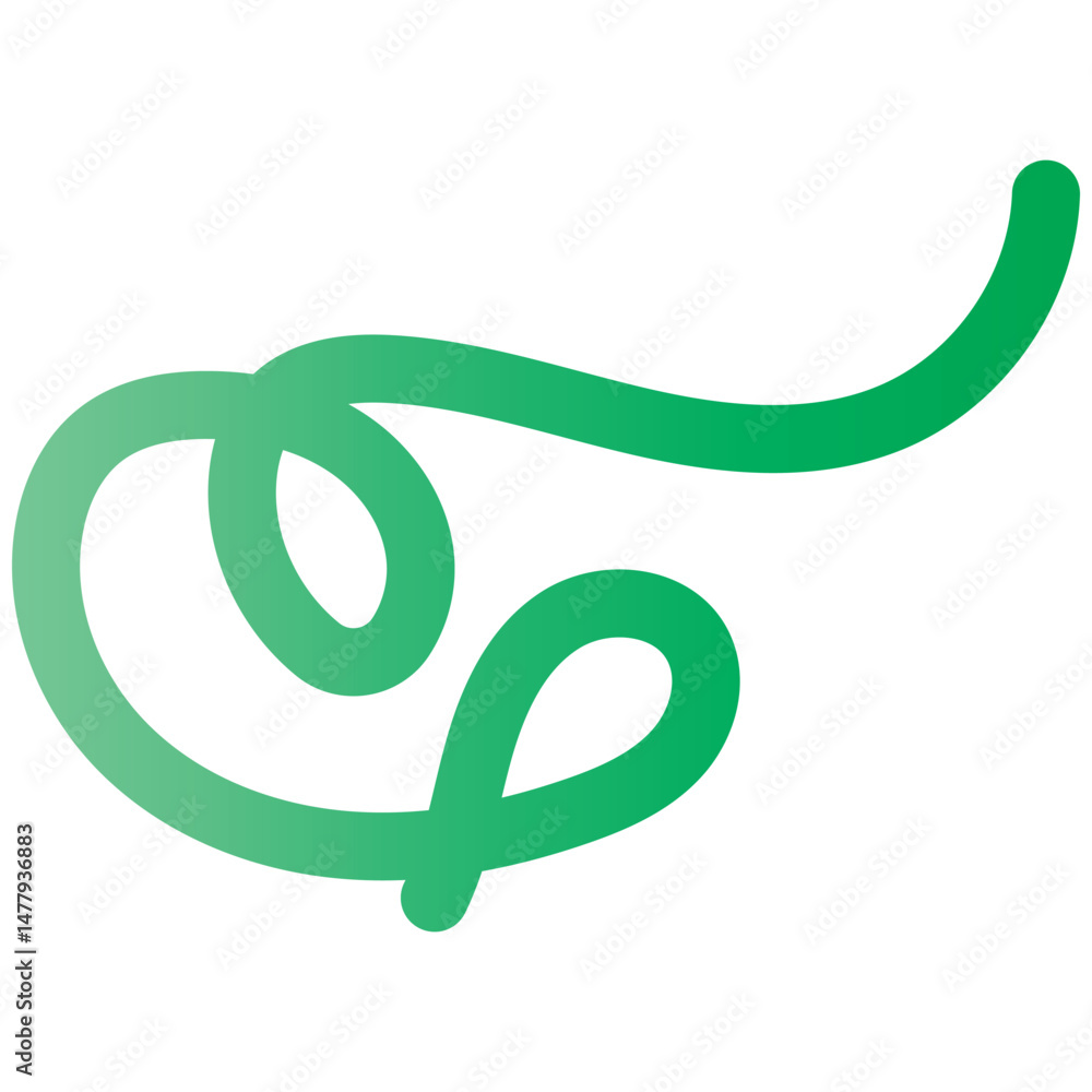 Obraz premium Line Shapes . Dynamic Squiggles, Swirls and Spiral Ribbons. vector illustration . EPS 10/AI
