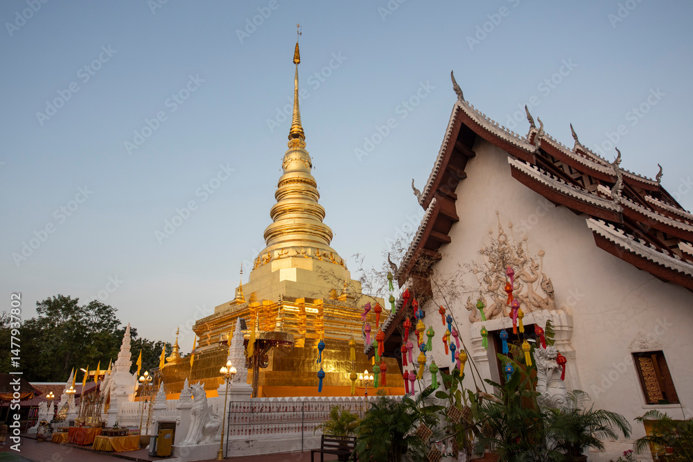 Fototapeta premium THAILAND NAN PHRA THAT CHAE HAENG