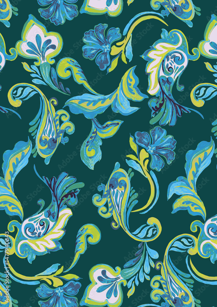 Fototapeta premium seamless floral pattern