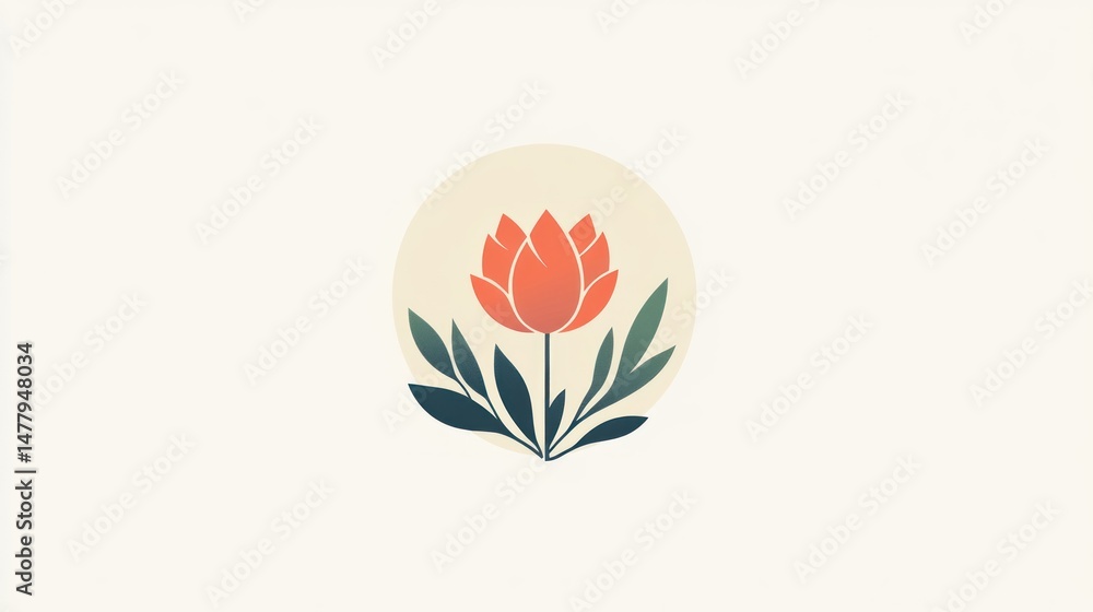 Fototapeta premium Elegant floral design