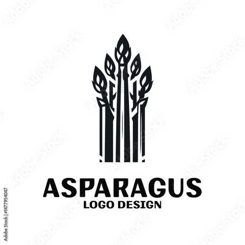 Asparagus Vector Logo Design