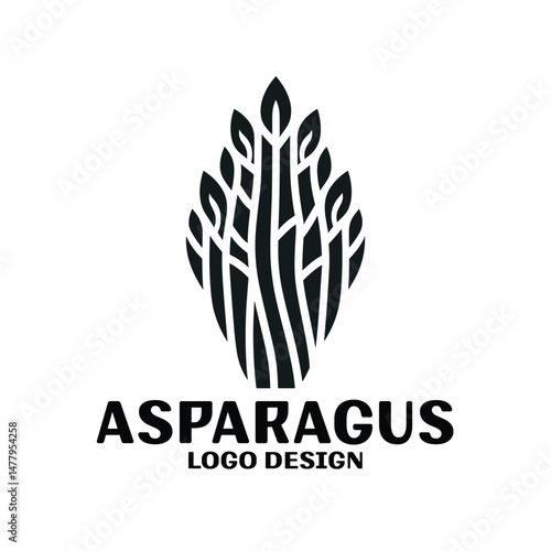 Asparagus Vector Logo Design