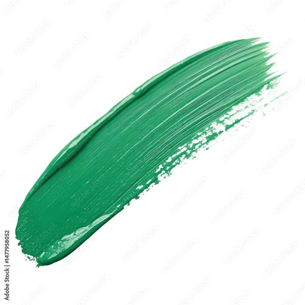 Fototapeta premium green kayak on white background