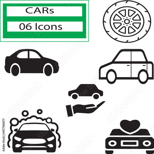 Cars Icon sheet