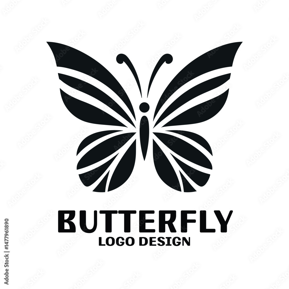 Obraz premium Butterfly Vector Logo Design