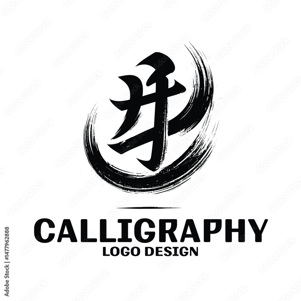 Obraz premium Calligraphy Vector Logo Design