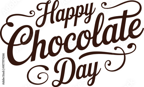 celebrating the delights of chocolate day vector illustration