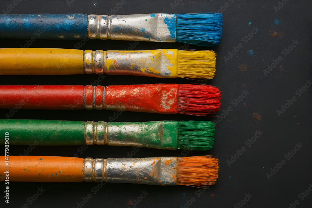 Obraz premium brushes and paints