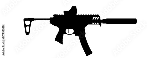 SIG MPX Copperhead illustration silhouette