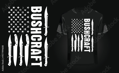 BUSHCRAFT t-shirt design