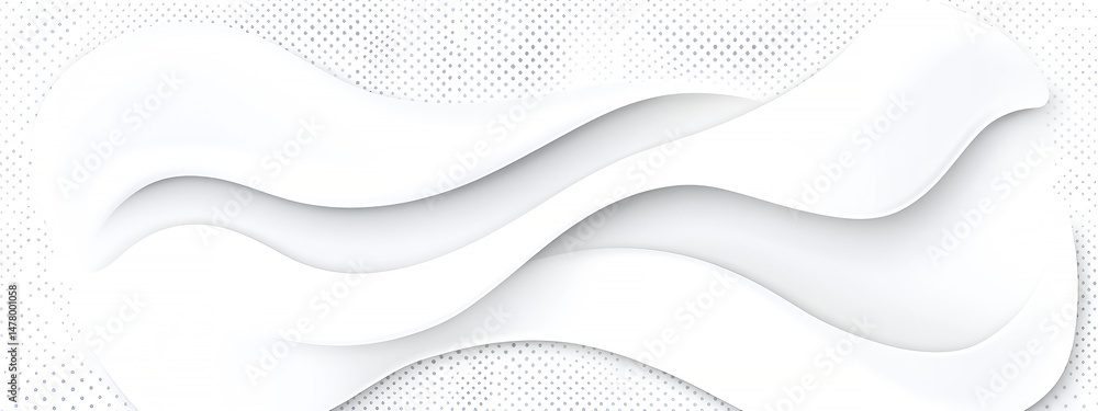 Fototapeta premium White water drop design representing purity and cleanliness in modern design.