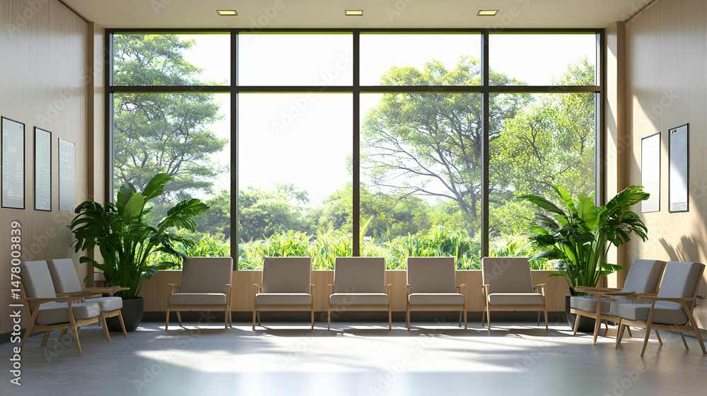 Modern Waiting Room Interior Design With Natural Light Modern Waiting Room Interior Design With Natural Light