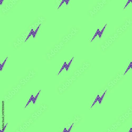 retro lightning pattern 90s style