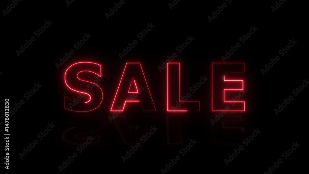 Black Friday sale neon sign banner background for promo video Video animation of glowing neon sign with message, sale in blue on reflecting floor. - Abstract background - seamless loop . Black Friday sale neon sign banner background for promo video Video animation of glowing neon sign with message, sale in blue on reflecting floor. - Abstract background - seamless loop .