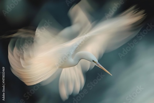 White Egret Flower