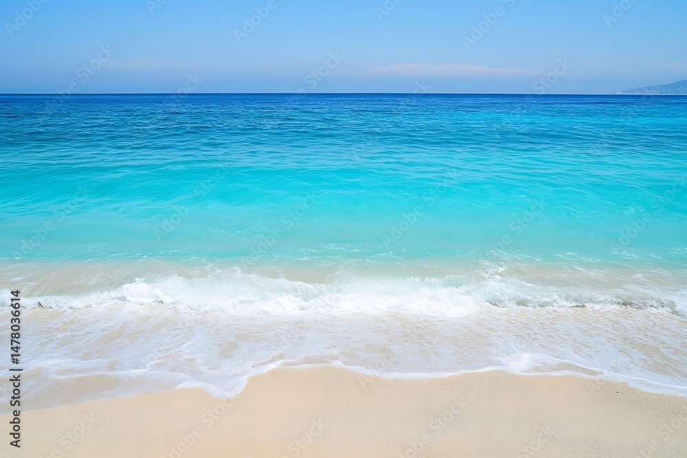 Beach sand and turquoise water of Navagio white Beach sand and turquoise water of Navagio white