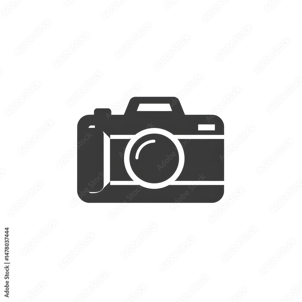 Camera Icon isolated, Cutout Camera Icon isolated, Cutout