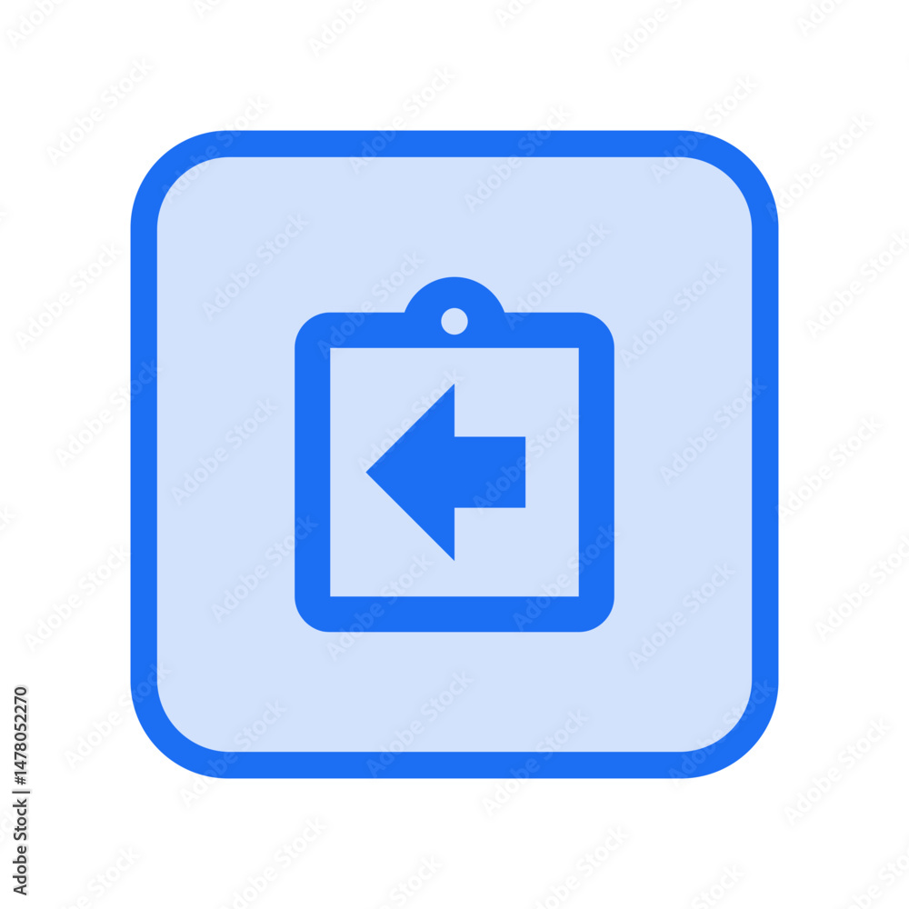 Assignment Return Outlined Icon Assignment Return Outlined Icon