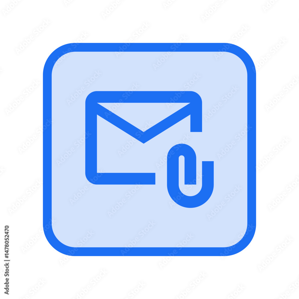 Attach Email Outlined Icon Attach Email Outlined Icon