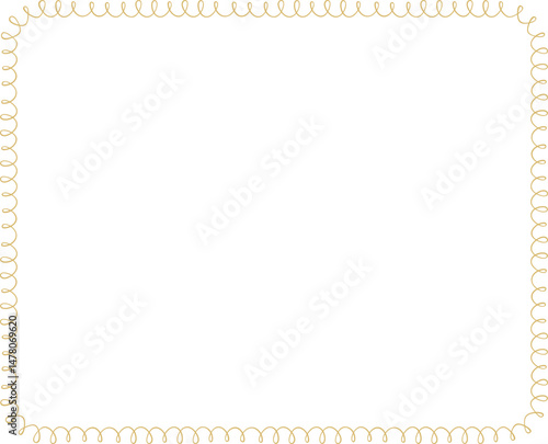 Curly Line Border