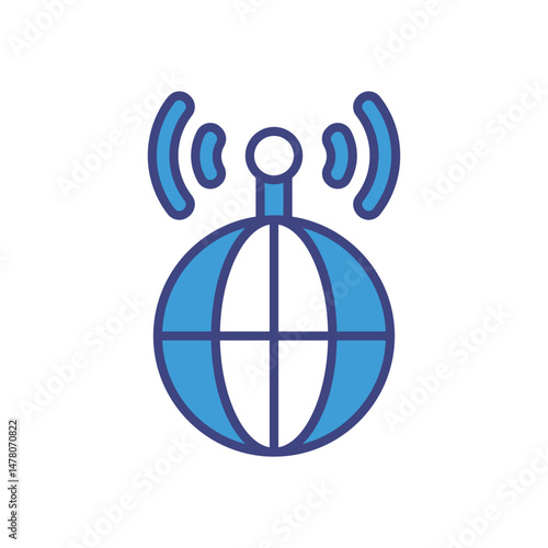 Network Icon Vector Stock Illustration