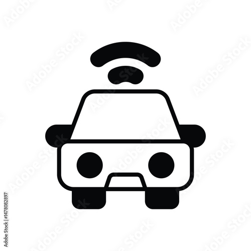 Car Icon Vector Stock Illustration