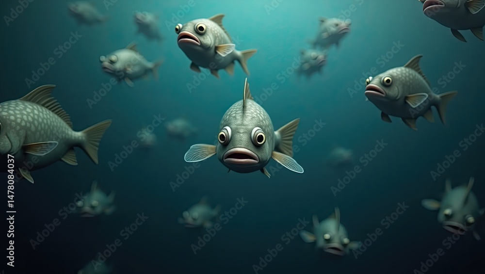 Obraz premium fish in the water