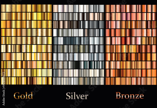 Vector golden and silver glitter particles effect for luxury greeting card. Set of snowflakes, star dust sparks in explosion on transparent background. Golden snow