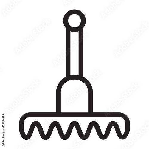 rake line icon