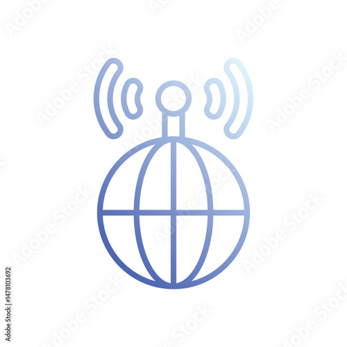 Network Icon Vector Stock Illustration