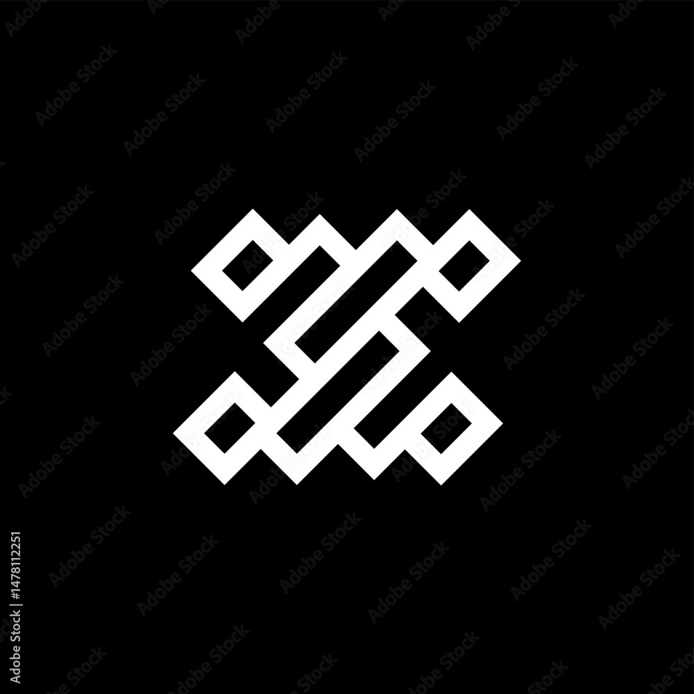 black and white symbol of new year black and white symbol of new year