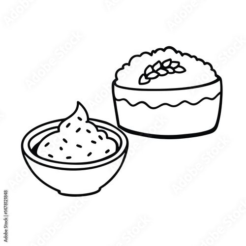 risotto tiramisu outline
