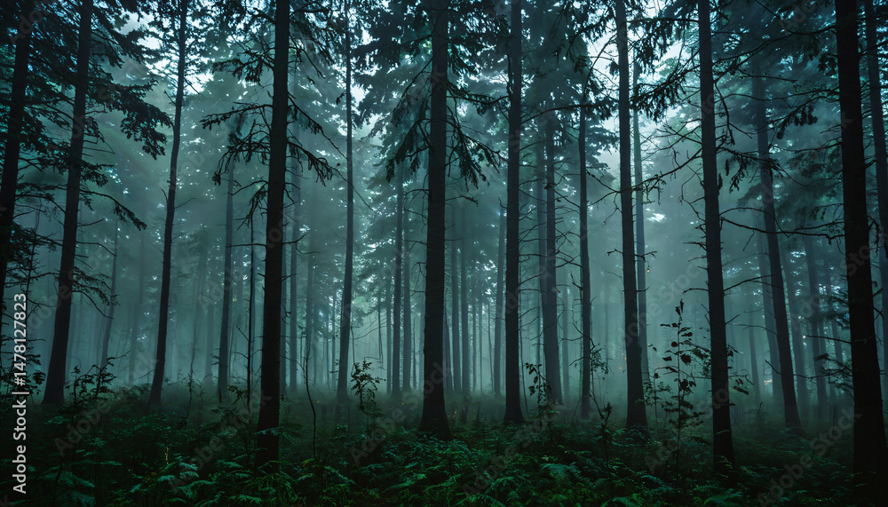 Fototapeta premium Le mystère de la forêt