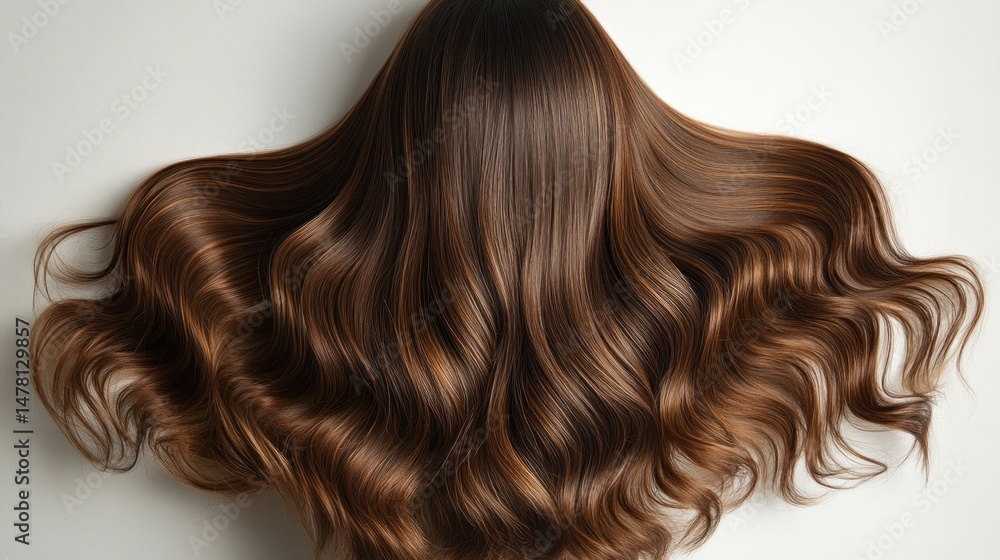 Luxurious, flowing brown hair (1) Luxurious, flowing brown hair (1)