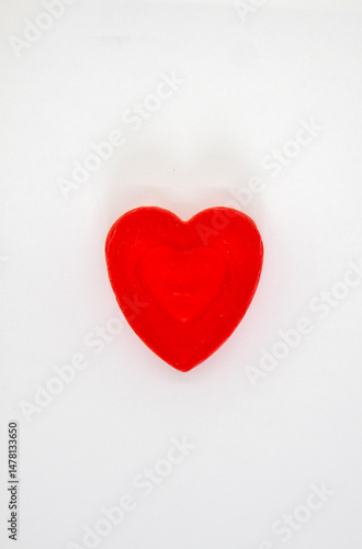 Wallpaper Mural Handmade red soap in the shape of a heart. Torontodigital.ca