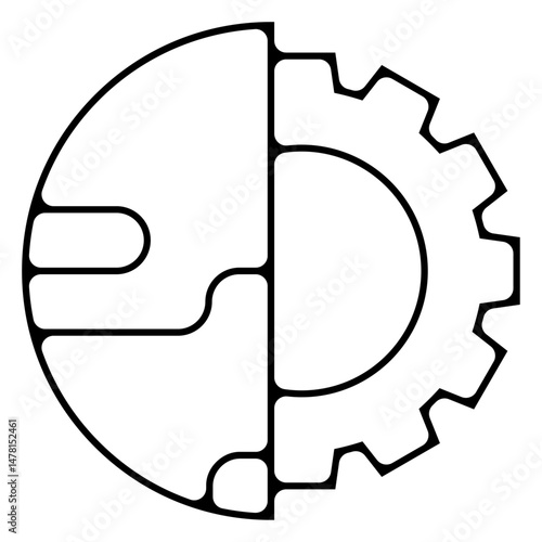 planete reglage engrenage Icone pictogramme symbole signe environnement foret arbre nature